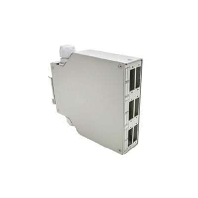 do trilho montável do ruído da fibra ótica de Dinrail do metal 6-Port caixa terminal