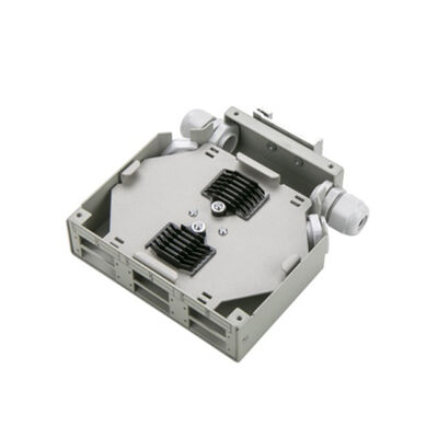 do trilho montável do ruído da fibra ótica de Dinrail do metal 6-Port caixa terminal