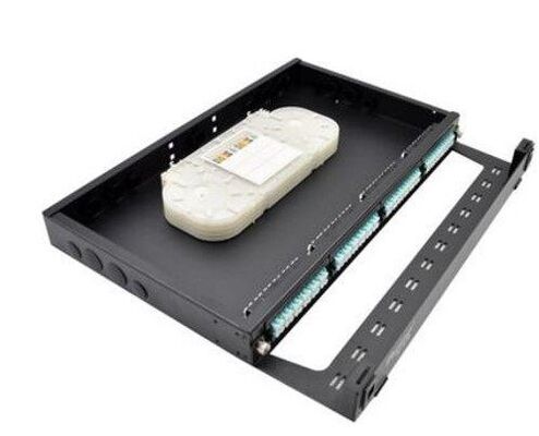19" montagem em rack do módulo da gaveta da fibra do LC 1U dos painéis de remendo de FTTH MPO MTP