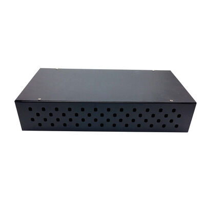 Lamine o adaptador grosso de aço do painel de remendo 0.8mm da fibra ótica da cremalheira 2U FC