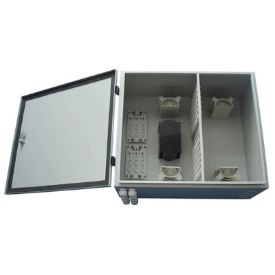 Núcleo do terminal 96 da distribuição da fibra de Grey Fiber Optic Enclosure Outdoor LC ODF