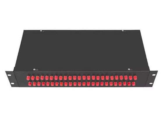 adaptador de fibra ótica de Fc da montagem em rack do cerco da caixa do painel de distribuição 2U