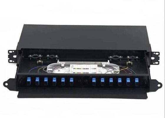 12 a trança da montagem em rack ODF do painel de remendo FC da fibra ótica do núcleo retira