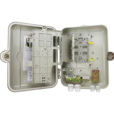 Palavra simples do divisor 1x32 SMC+ABS do PLC da fibra ótica de LGX/cinza frente e verso