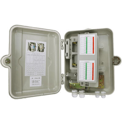 Palavra simples do divisor 1x32 SMC+ABS do PLC da fibra ótica de LGX/cinza frente e verso