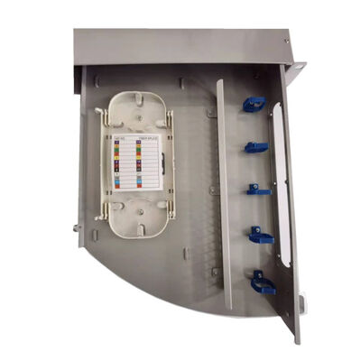 24 Port Metal Fiber Optic Patch Panel 1U LC Duplex Connector Tipo
