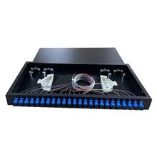 24-48 quadro de distribuição da fibra ótica da montagem em rack ODF dos portos