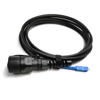 Cabo de remendo de fibra blindado à prova d'água para exterior Ip68 FTTA ODVA SC para SC UPC APC 5.0mm