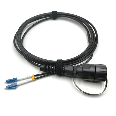 Cabo de remendo de fibra blindado à prova d'água para exterior Ip68 FTTA ODVA LC para DLC UPC APC 5.0mm