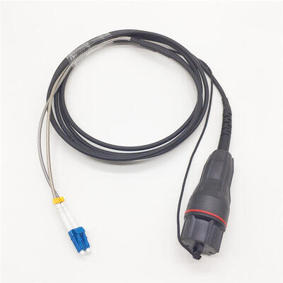 Cabo de remendo de fibra blindado à prova d'água para exterior Ip68 FTTA Fullaxs DLC para DLC de 4,8 mm