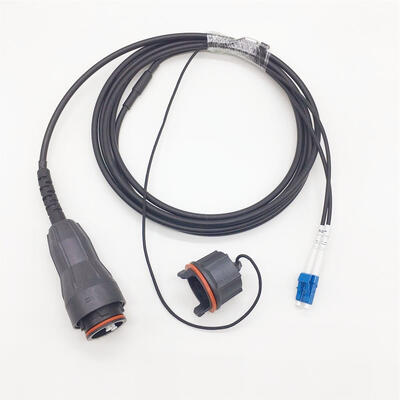 Cabo de remendo de fibra blindado à prova d'água para exterior Ip68 FTTA Fullaxs DLC para DLC de 4,8 mm